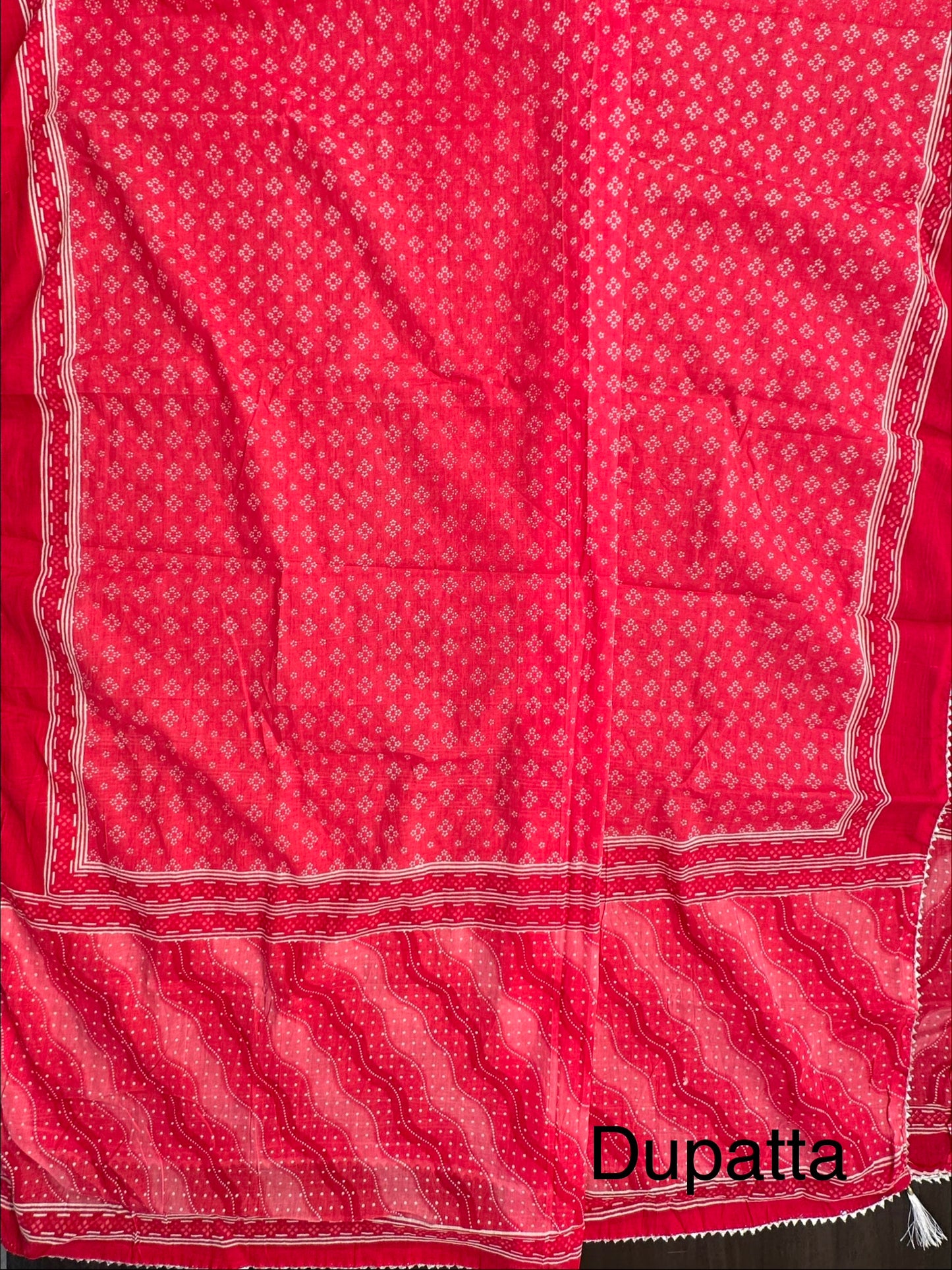 Gazari Jaipuri Necktie Cotton 3-Piece Suit