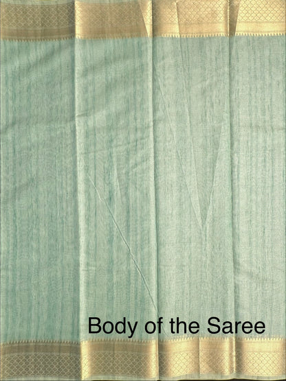 Green Ananya Tissue Saree