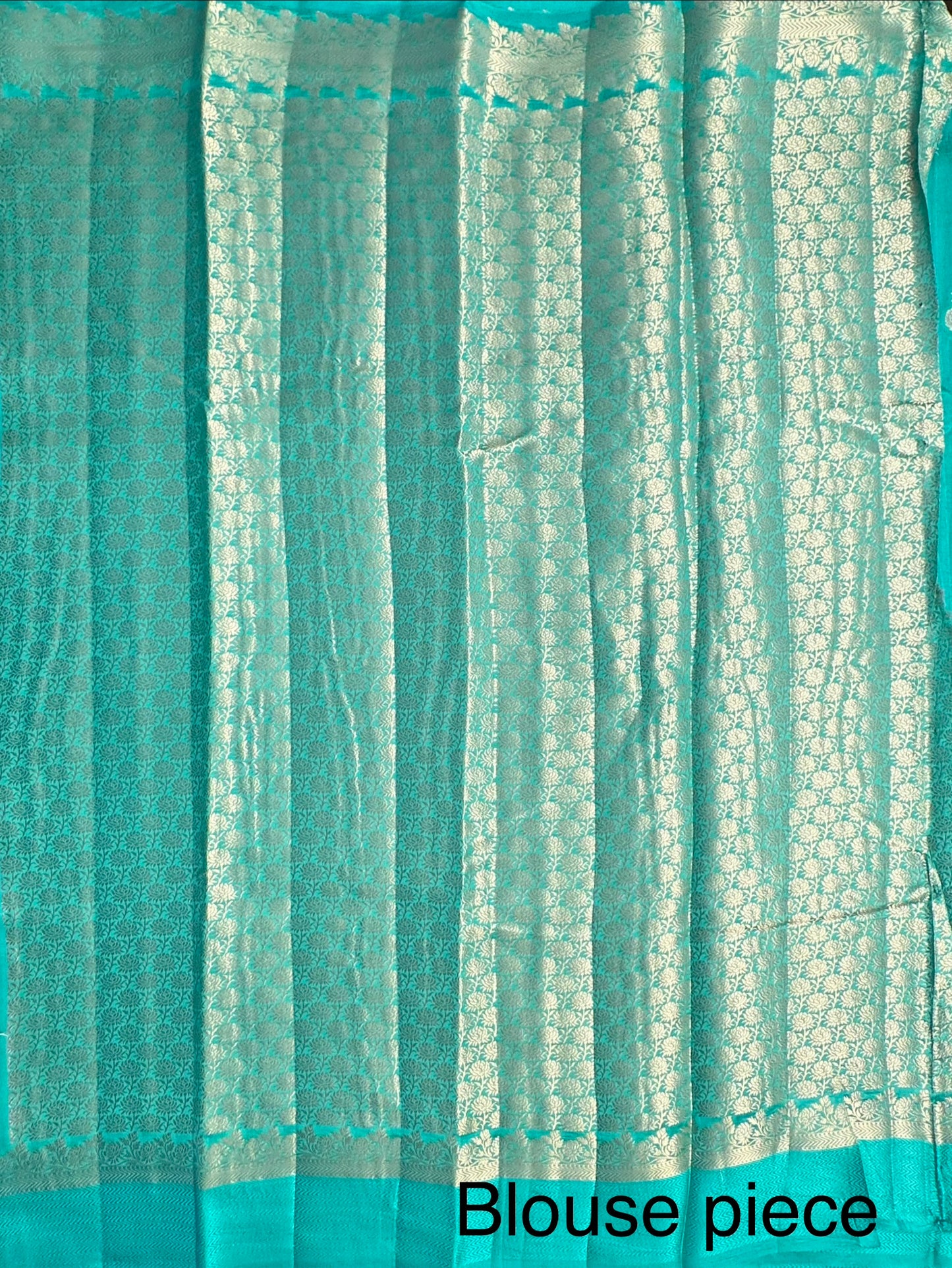 Sea Green Vishakha Pure Silk Saree
