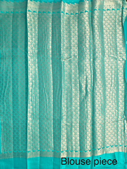 Sea Green Vishakha Pure Silk Saree