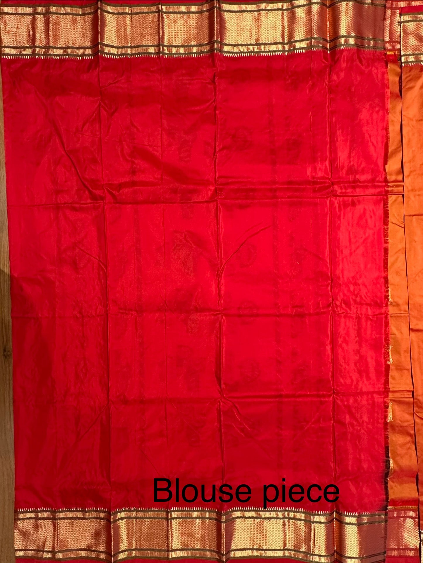 Orange Paithini Silk Saree