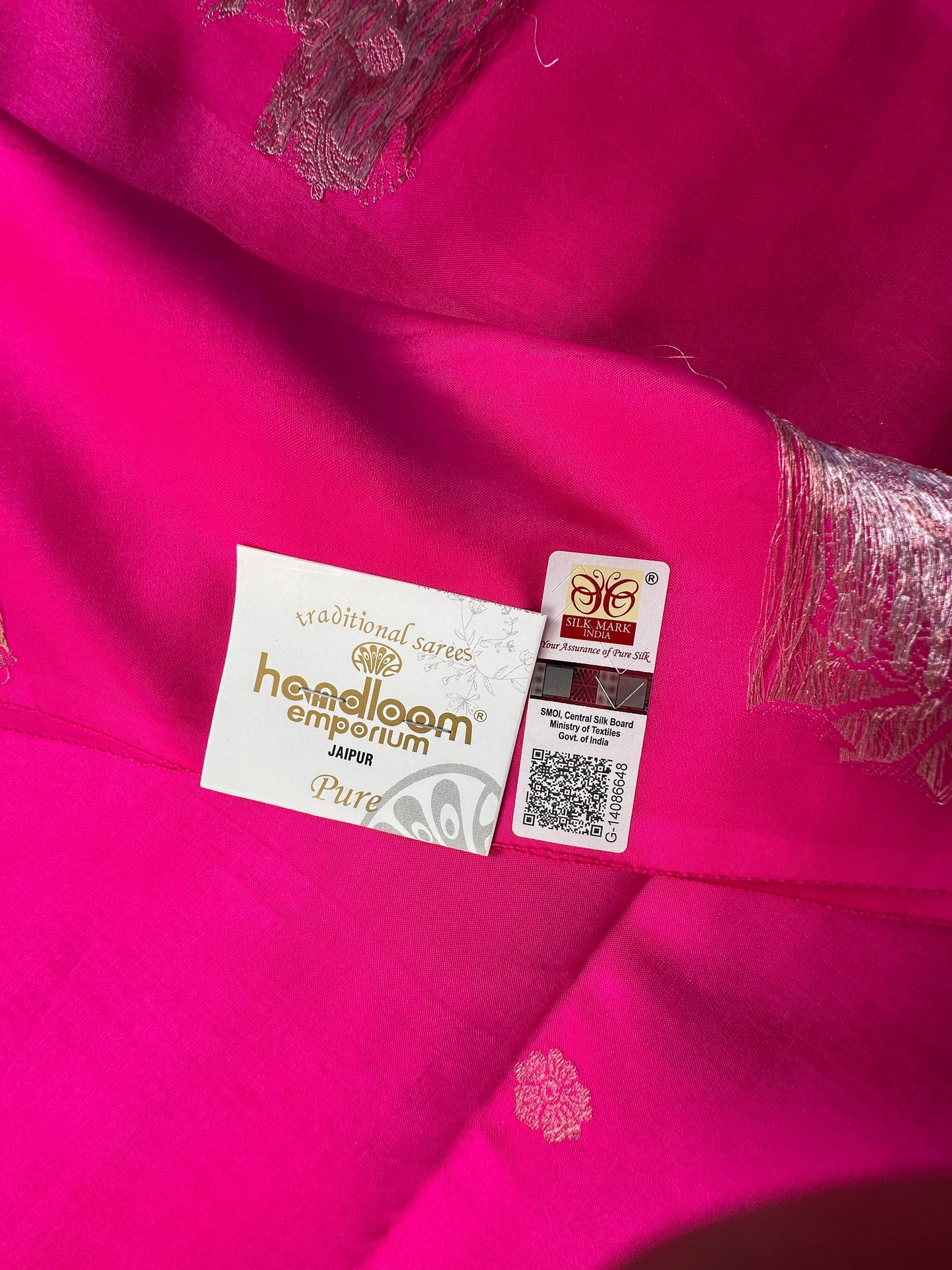 Rani Banarasi Satin Saree