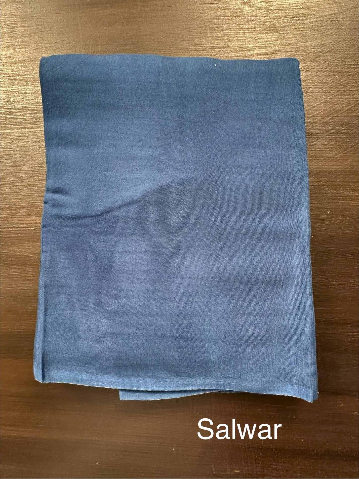 Navy Blue Fancy Cotton 3-Piece Suit