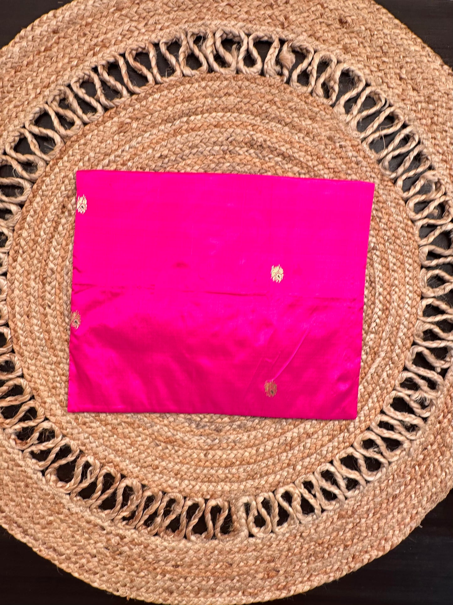 Rani Pure Silk Saree Bag With Pouch