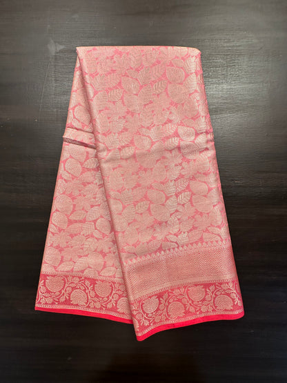 Pink Vartika Tissue Saree