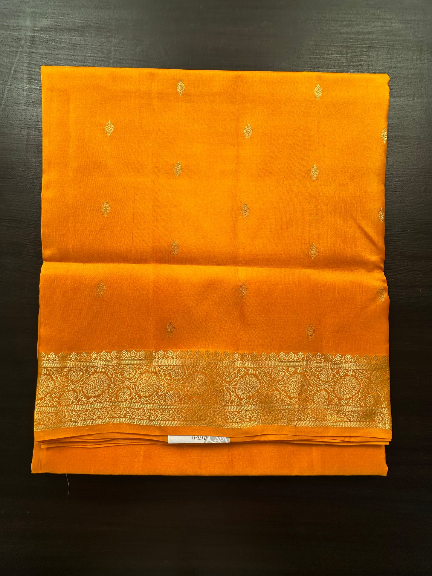 Yellow Handloom  Pure Silk Saree