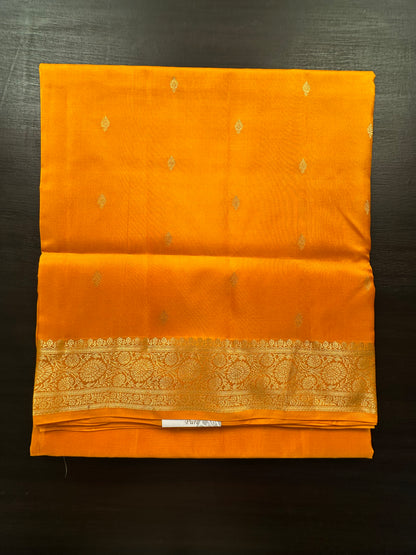 Yellow Handloom  Pure Silk Saree