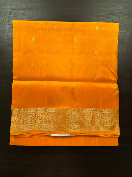 Yellow Handloom  Pure Silk Saree