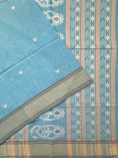 Firozi Bengal Pure Cotton Saree