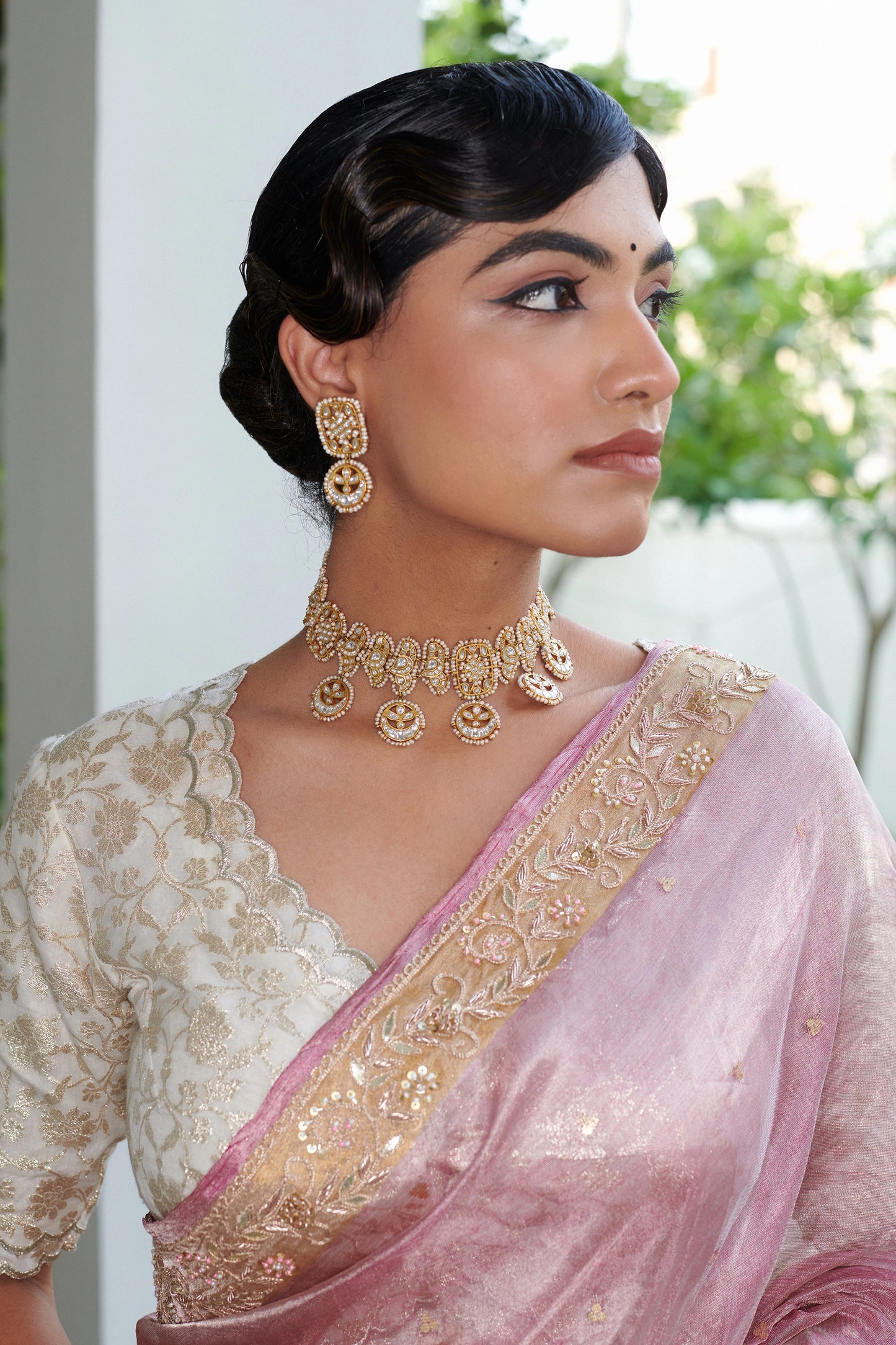Pure Tissue Saree With Work