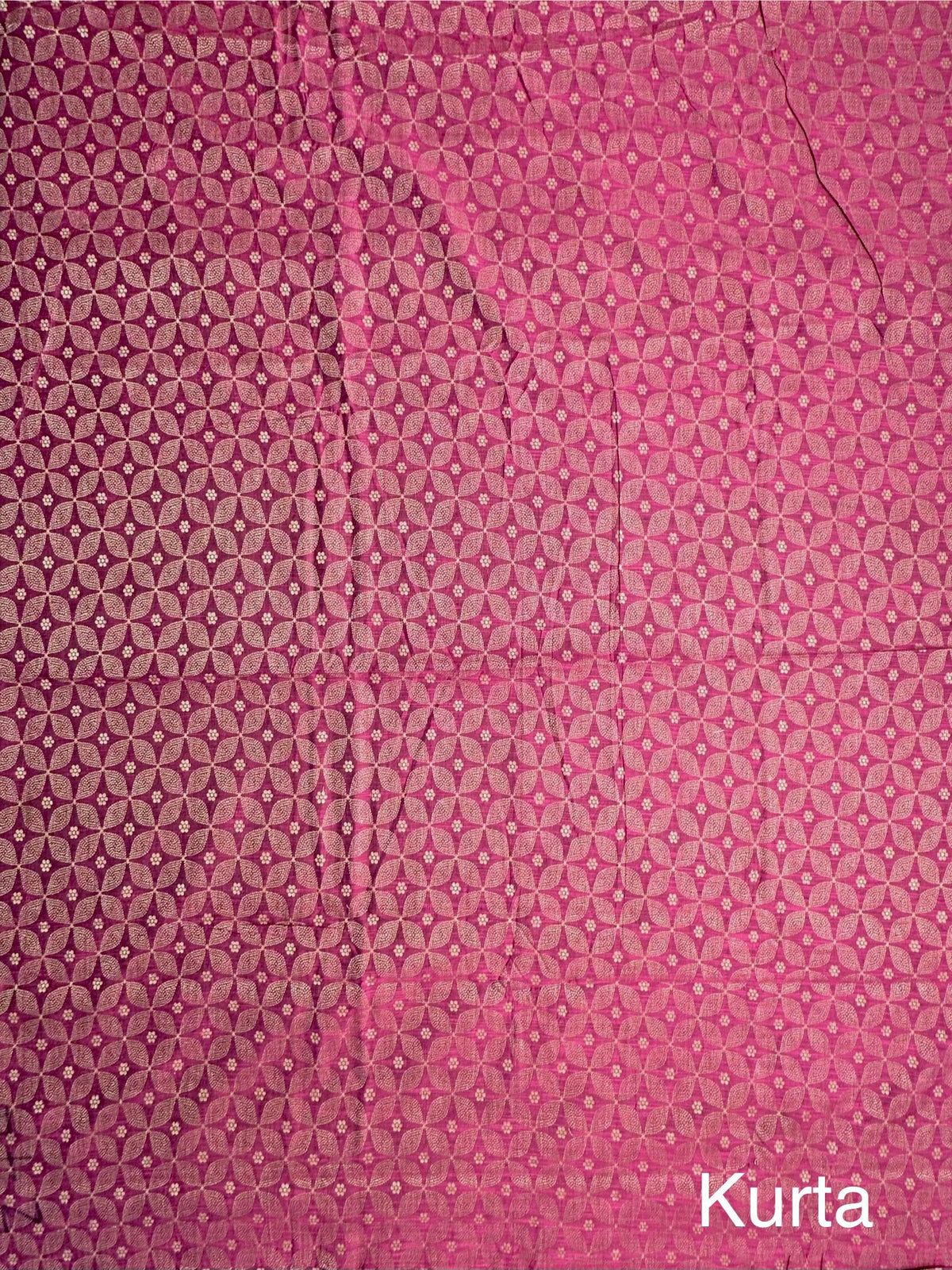 Magenta Jacquard 3-piece Unstitched Cotton Suit