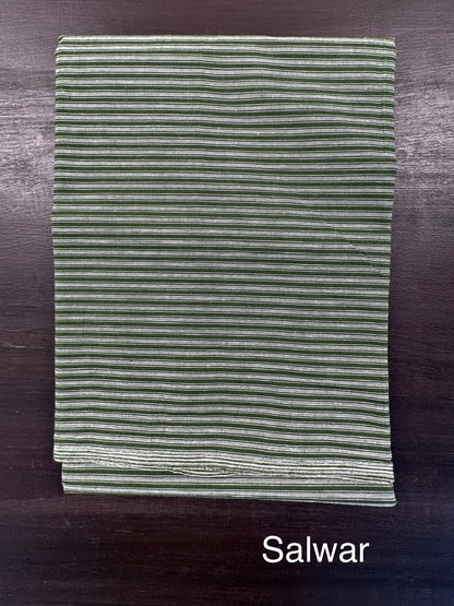 Pista Green Dharwad South Cotton 3-Piece Suit