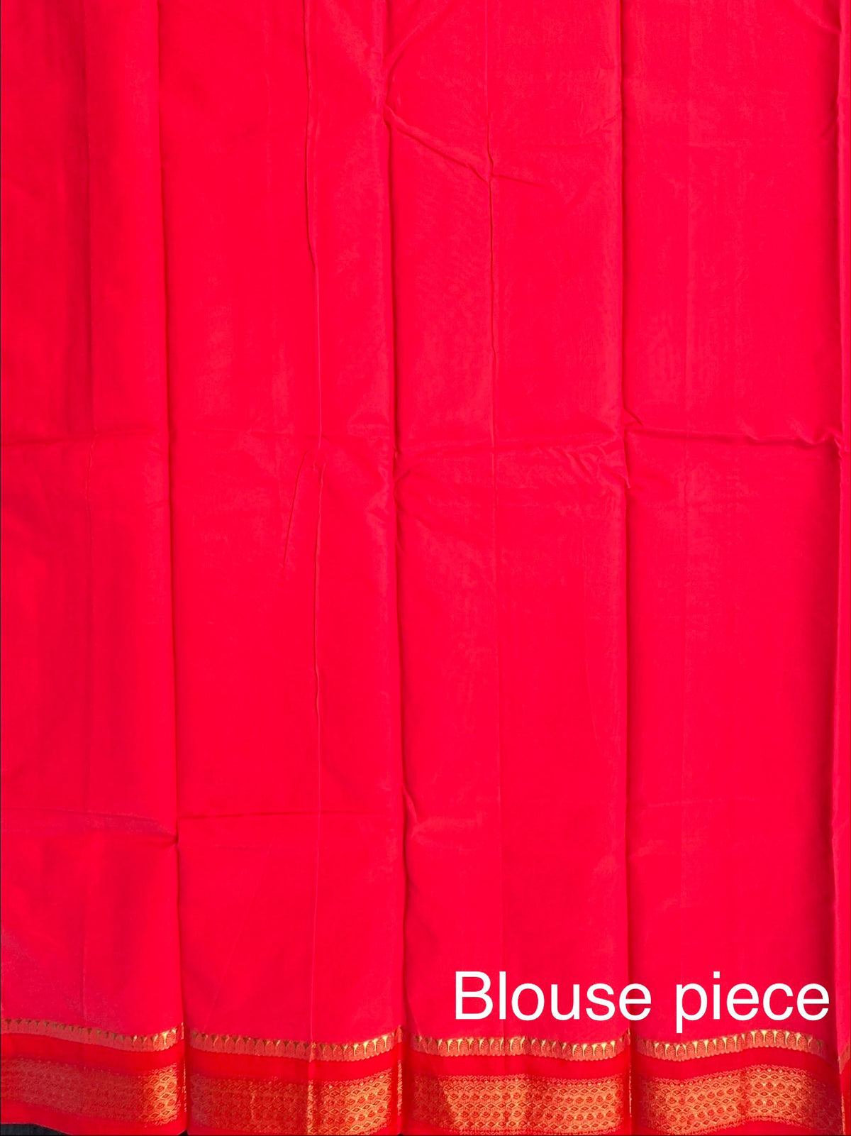 Beige-Red Pure Cotton Saree