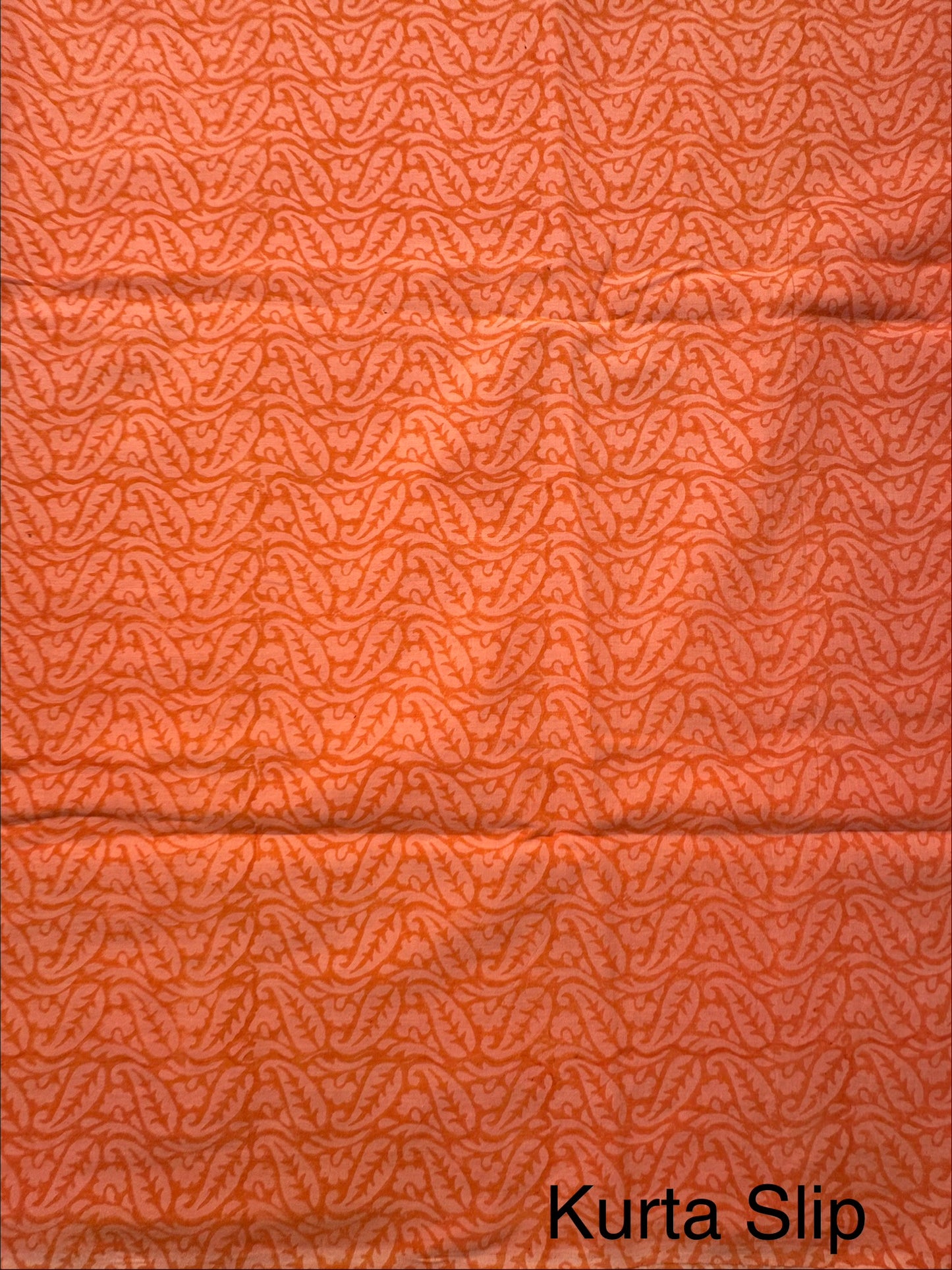 Peach 4-Piece Kota Doria Cotton Unstitched Suit