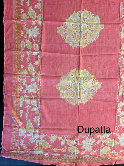 Jaipuri Necktie Cotton 3-Piece Suit