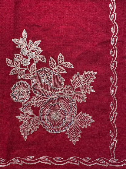 Maroon Woolen Shawl