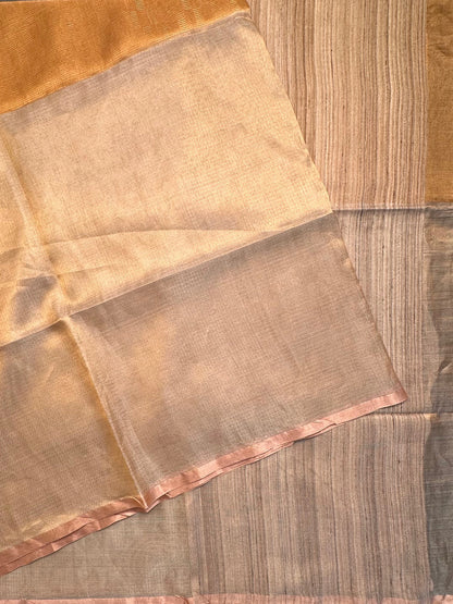 Swarnima Chandrahaas 2.0 Golden-Silver Tissue Saree
