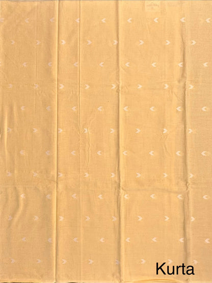 Yellow South Cotton 3-Piece Suit