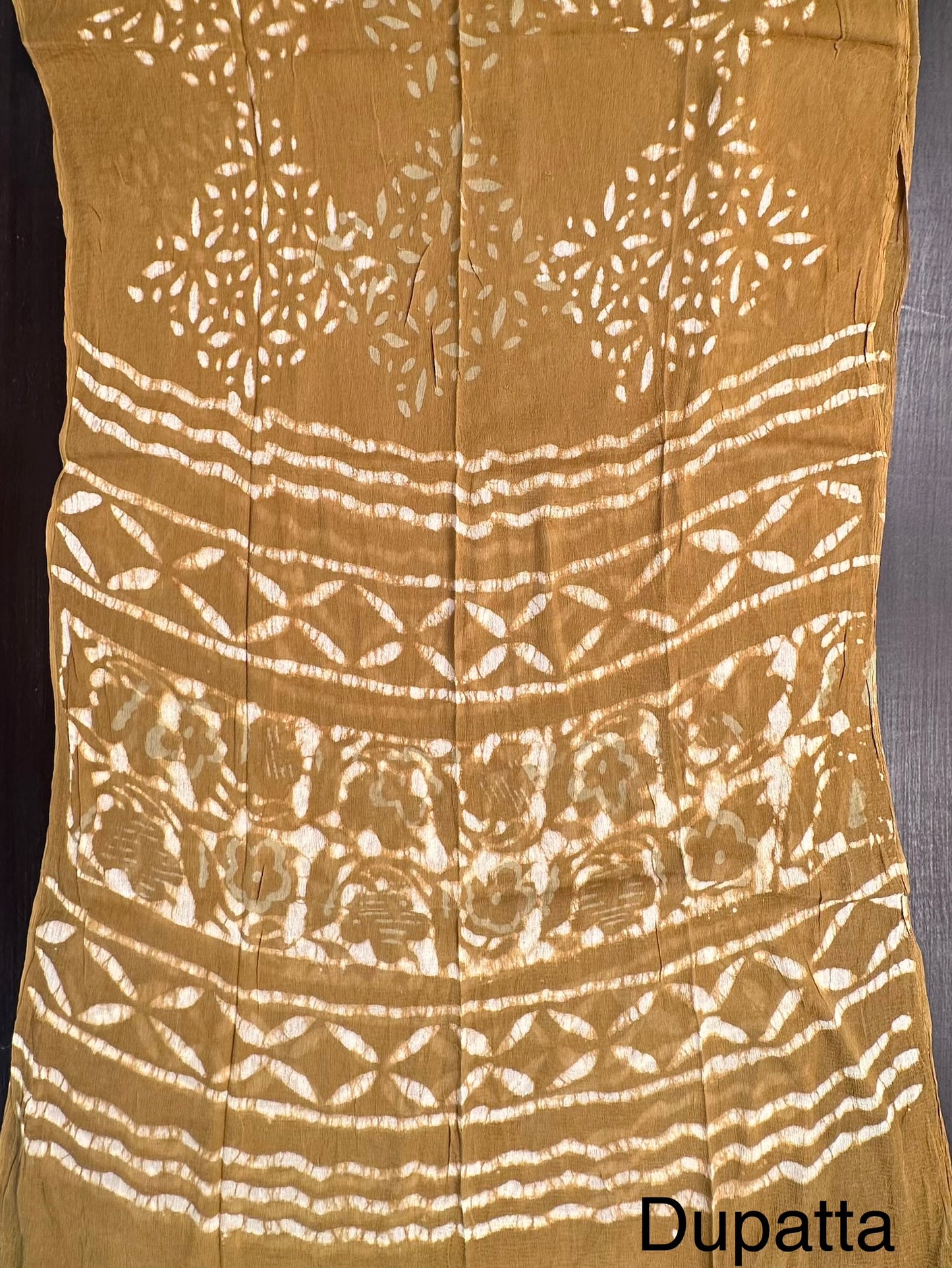 Mustard Sand Pure Cotton Suit