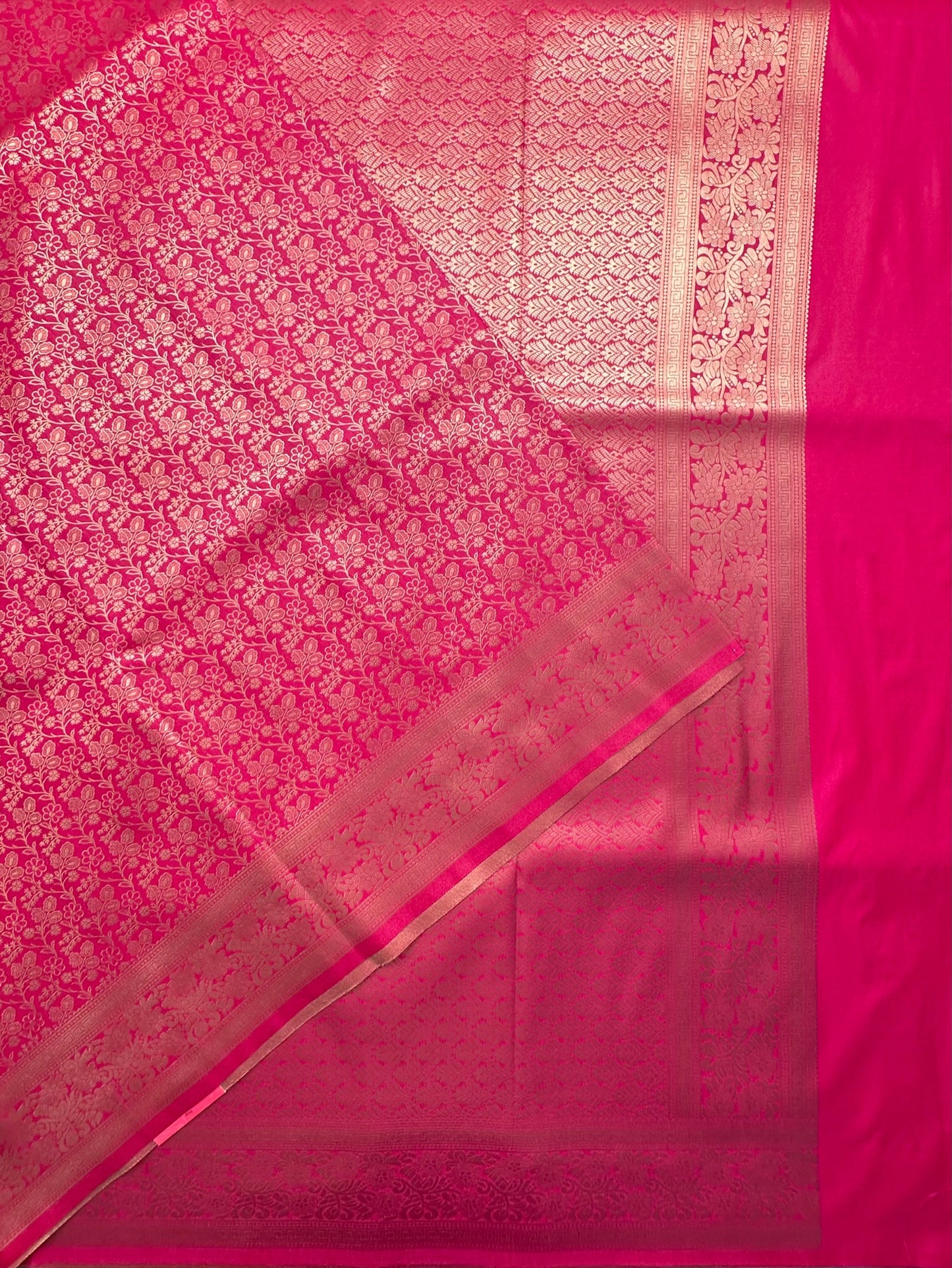 Rani Jamawar Art Silk Saree