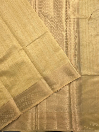 Mustard Ananya Tissue Saree