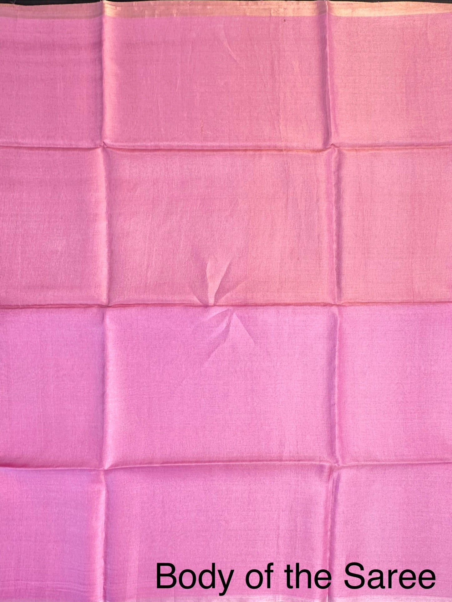 Pink Pure Tissue Silk Saree