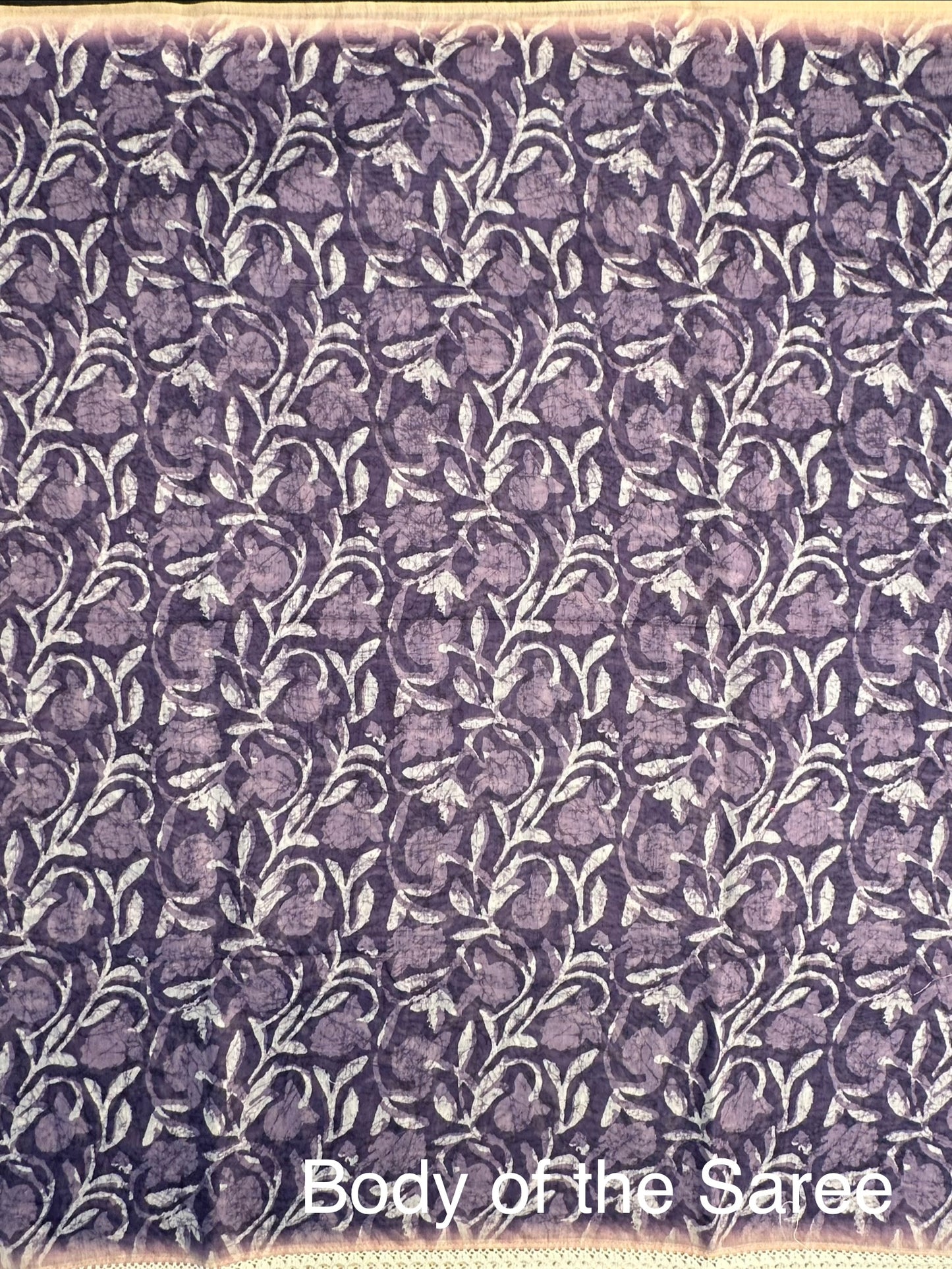 Violet-Beige Dhara Chanderi Saree