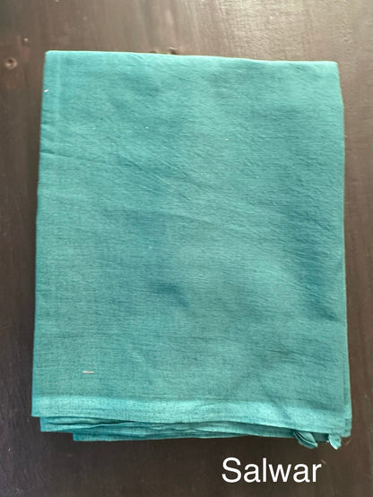 Rama Green Fancy Cotton 3-Piece Suit