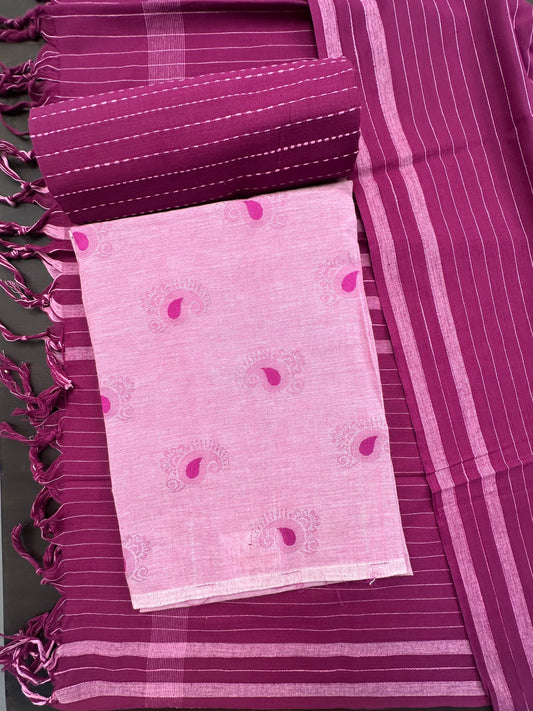 Mauve South Cotton Suit