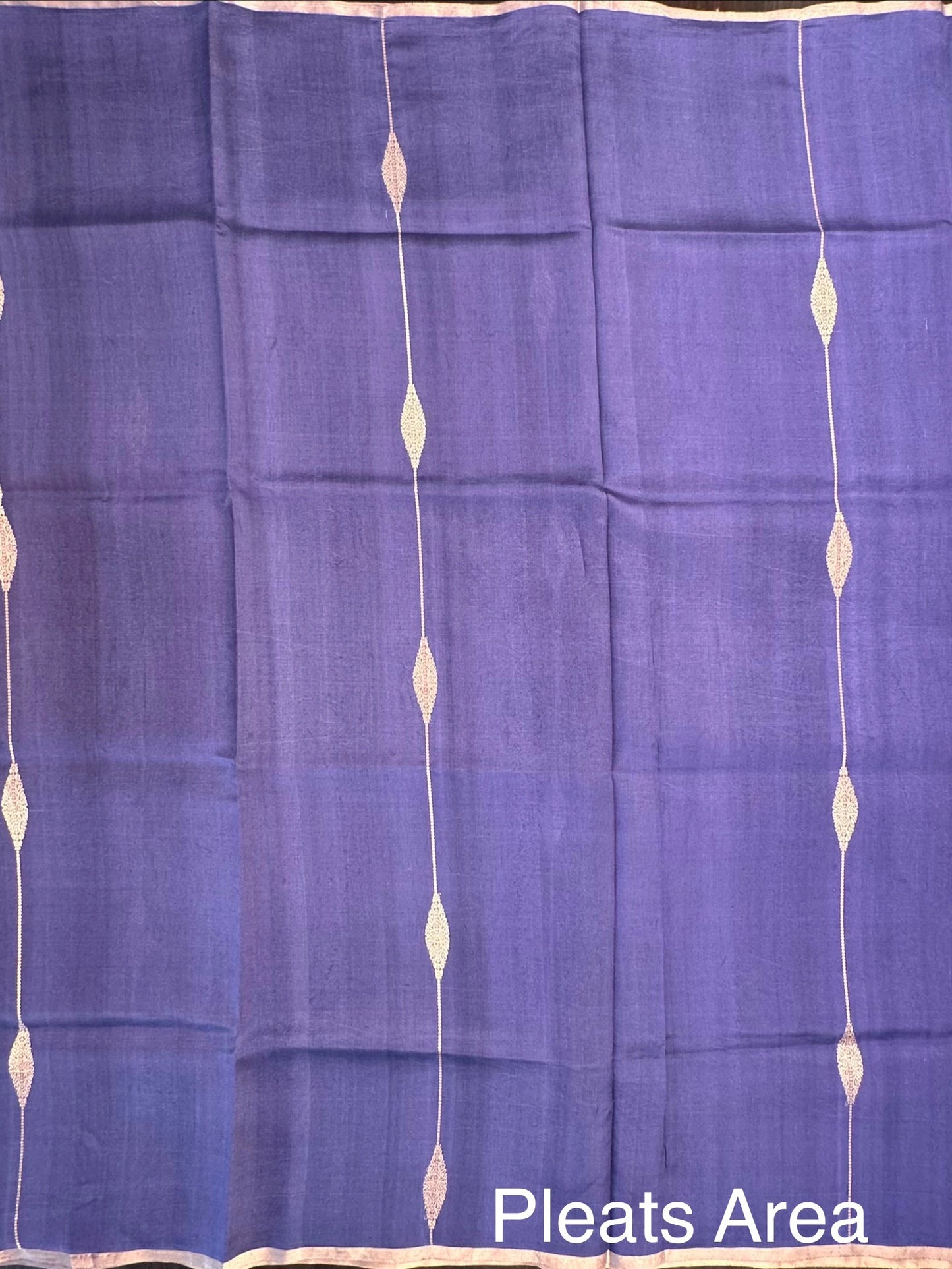 Royal Blue-Navy-Black Vedika Banarasi Pure Silk Saree
