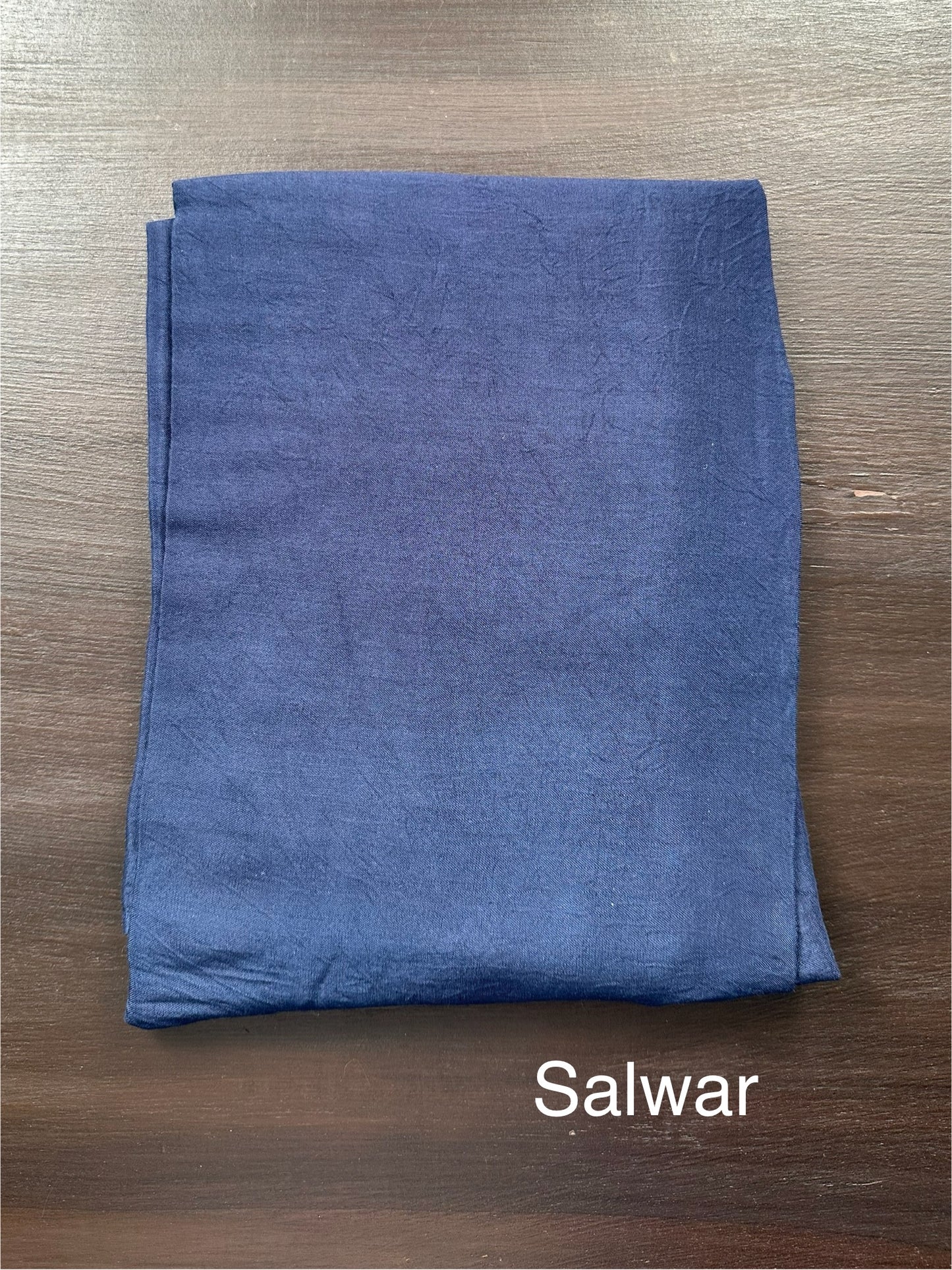 Navy Blue Fancy Cotton 3-Piece Suit