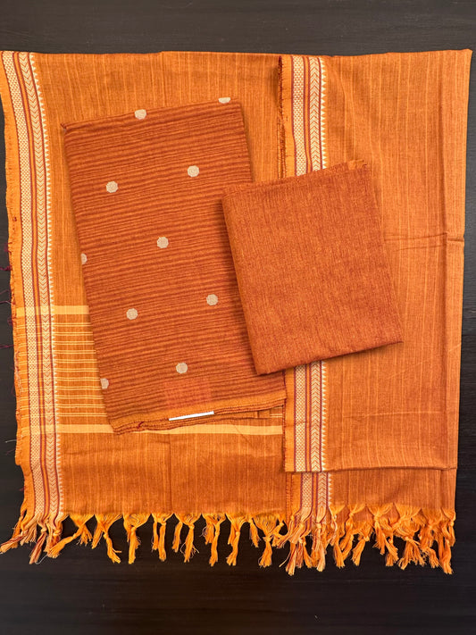 Mustard South Cotton Suit