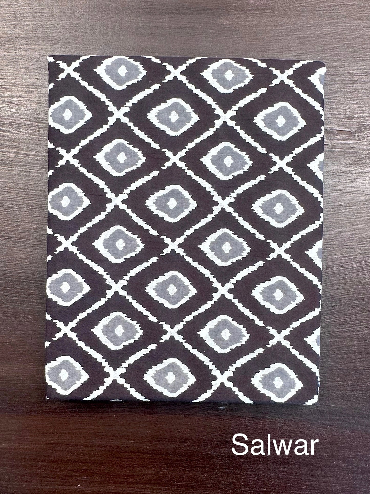 Black Jaipuri Necktie Cotton 3-Piece Suit