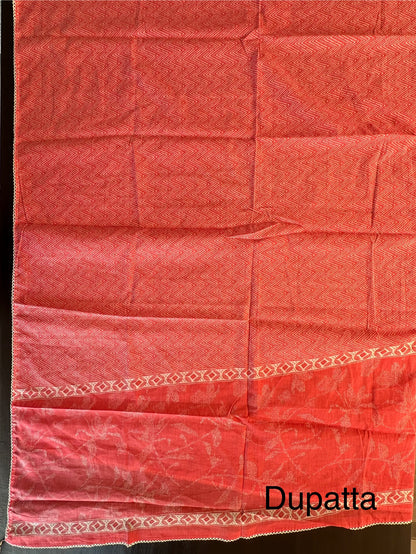 Jaipuri Necktie Cotton 3-Piece Suit