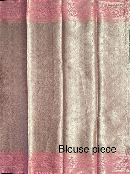 Pista Green -Pink Seerat Tissue Saree