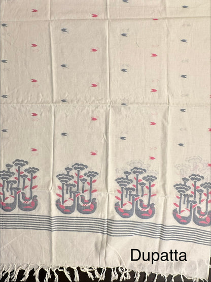 Blue South Cotton Suit