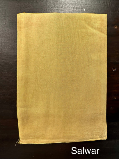 Beige Fancy Cotton 3-Piece Suit