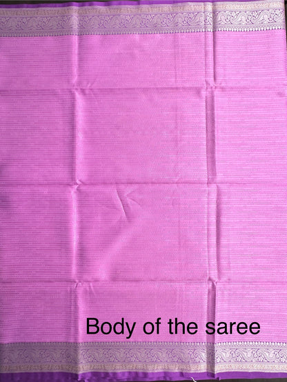 Lavender Fancy Tissue Saree