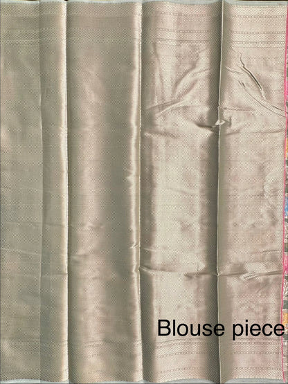 Pista Green Tarini Fancy Chanderi Saree
