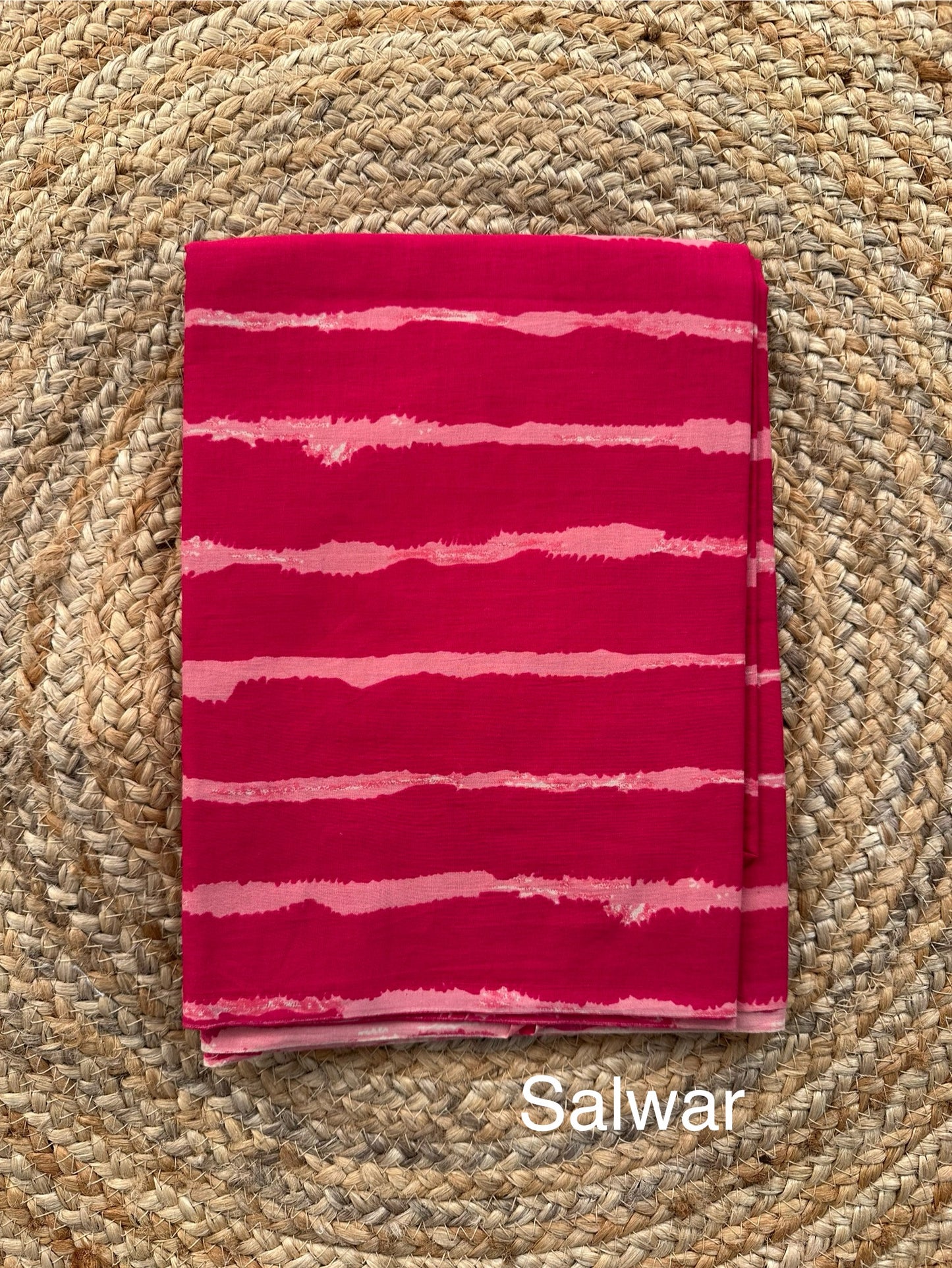 Rani Angrakha Printed Cotton 3-Piece Suit