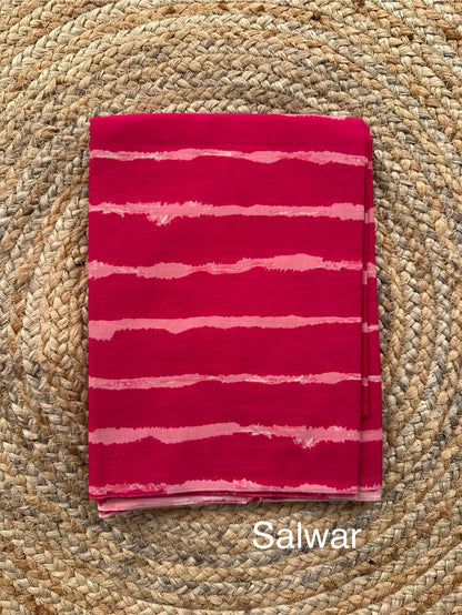 Rani Angrakha Printed Cotton 3-Piece Suit