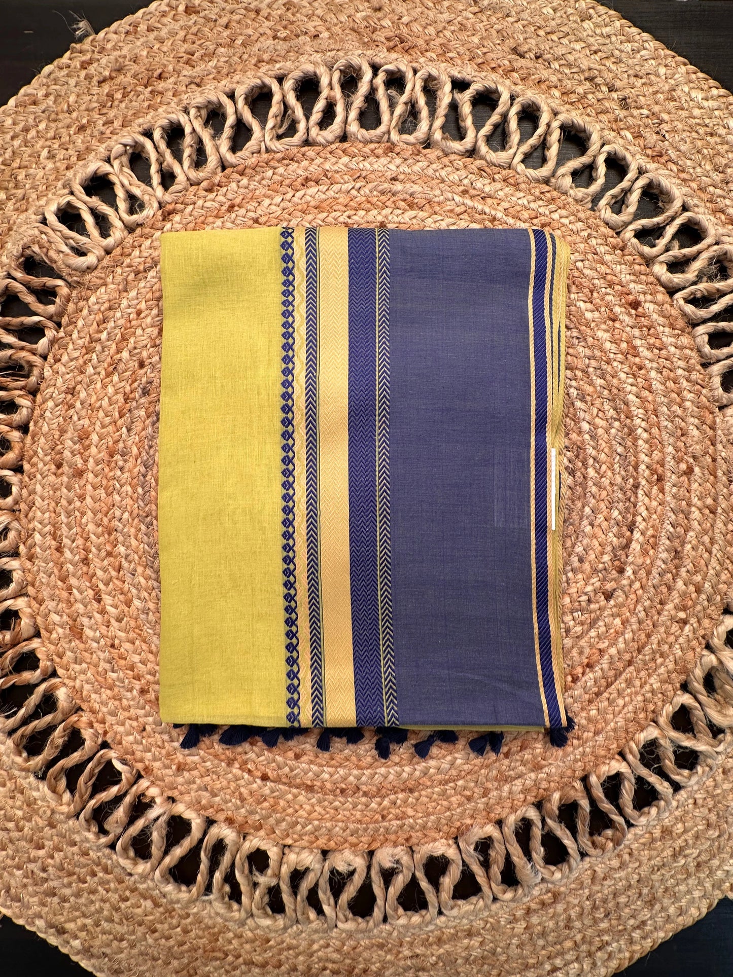 Green-Blue Piyali Bengal Cotton Saree