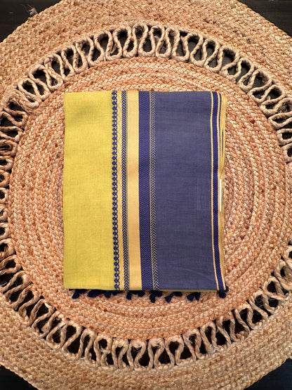 Green-Blue Piyali Bengal Cotton Saree