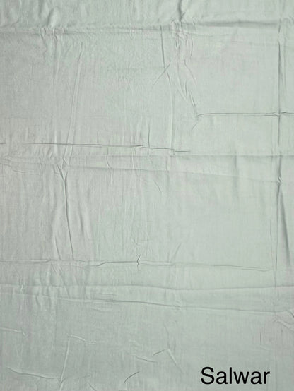 Pista Fancy Tissue Unstitched 3-Piece Suit With Mirror Work