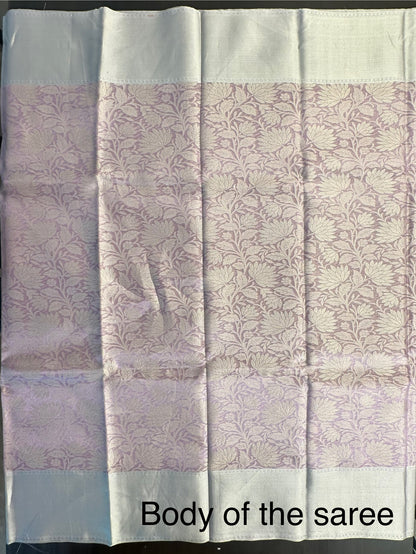 Mauve Blended Tissue Saree