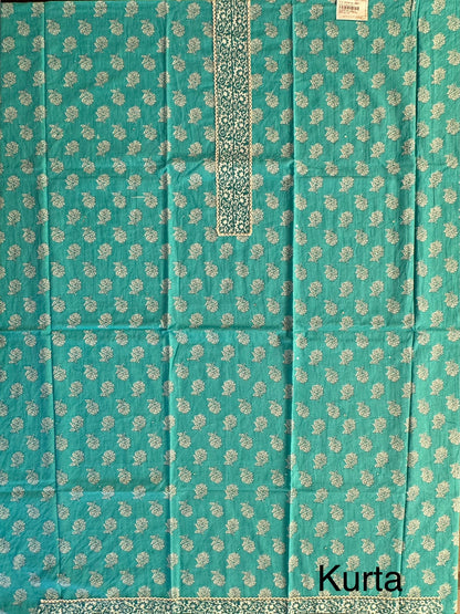 Jaipuri Necktie Cotton 3-Piece Suit