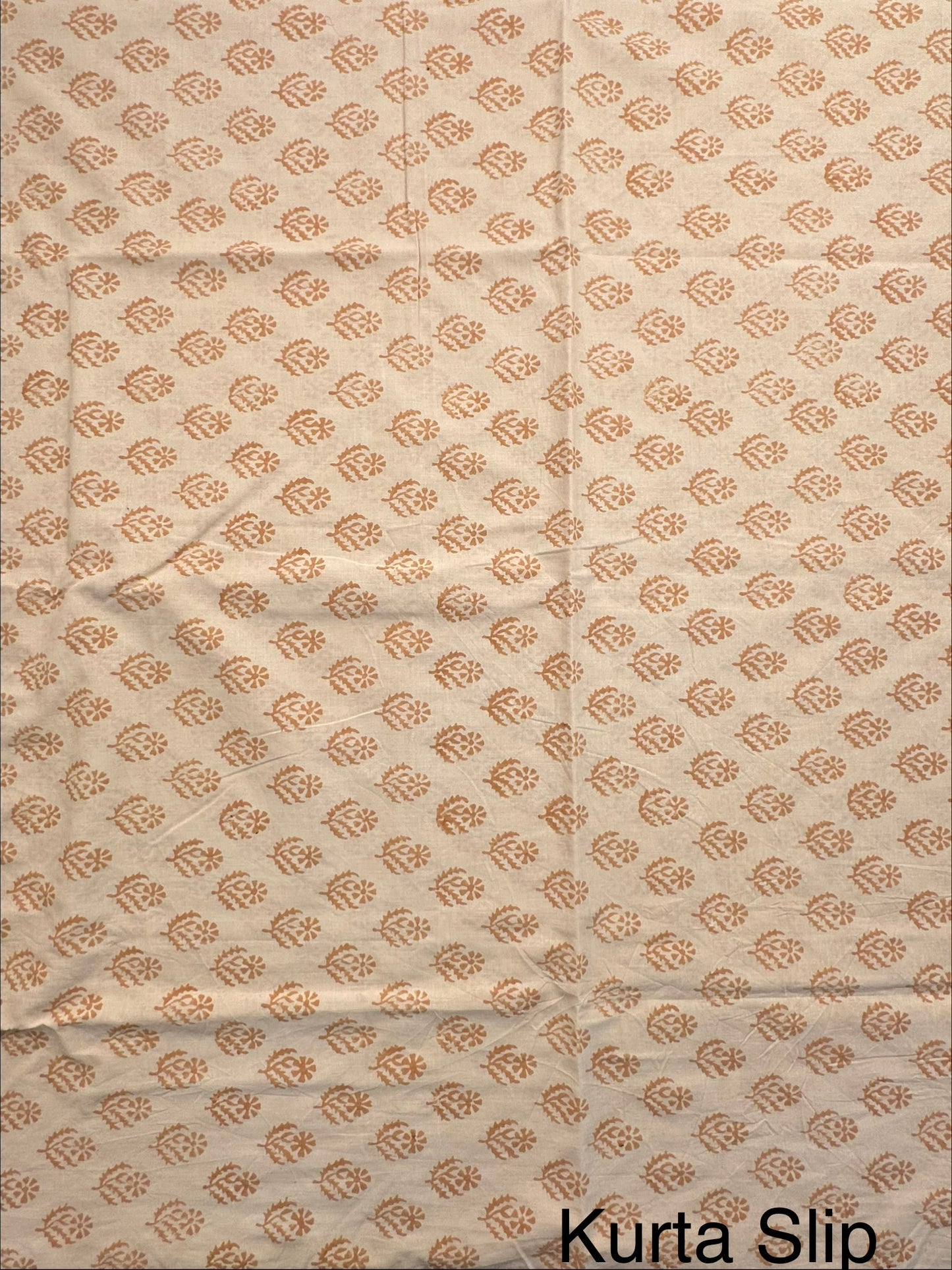 Beige  4-Piece Kota Doria Cotton Unstitched Suit