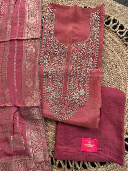 Pink Blended Tissue Suit