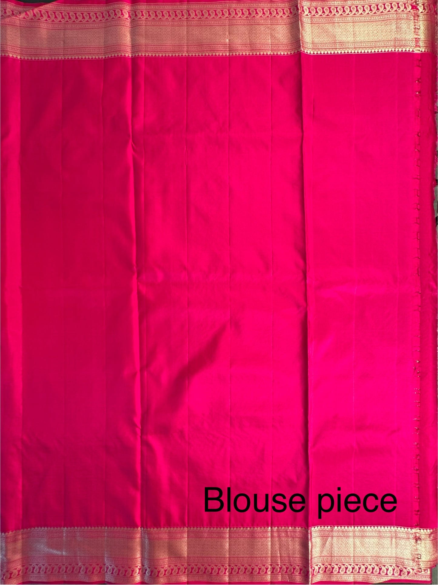 Rani  Handloom Kanjivaram Jamawar Pure Silk Saree