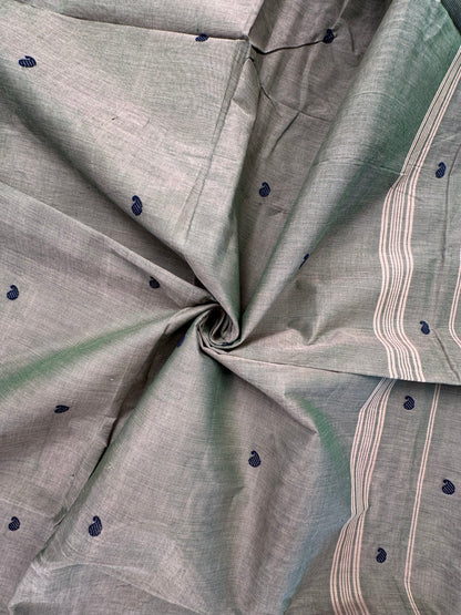 Green Narayanpet Cotton Saree